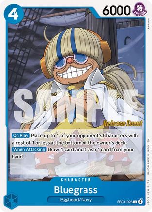 Bluegrass (EB04-026)  [The Azure Sea's Seven Release Event Cards]