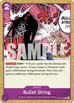 Bullet String (OP14-078)  [The Azure Sea's Seven Release Event Cards]