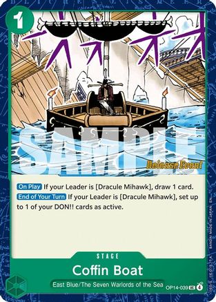 Coffin Boat (OP14-039)  [The Azure Sea's Seven Release Event Cards]
