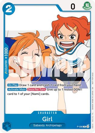 Girl (OP14 Release Event) (P-096)  [One Piece Promotion Cards]