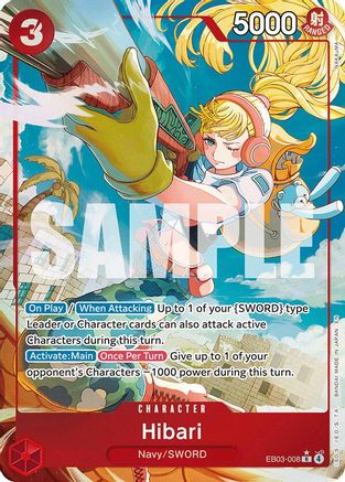 Hibari (Alternate Art) (EB03-008)  [Extra Booster: One Piece Heroines Edition] Foil