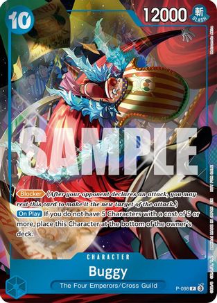 Buggy (Event Pack Vol. 8) (P-098)  [One Piece Promotion Cards] Foil