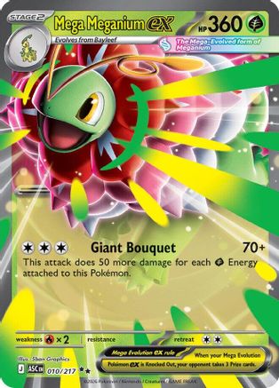 Mega Meganium ex 010/217 [ME Ascended Heroes]  - Holofoil