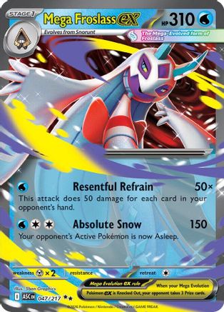 Mega Froslass ex 047/217 [ME Ascended Heroes]  - Holofoil