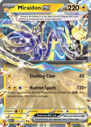 Miraidon ex 073 [ME Ascended Heroes]  - Holofoil