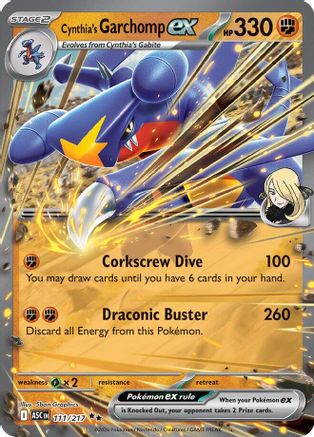 Cynthia's Garchomp ex 111 [ME Ascended Heroes]  - Holofoil