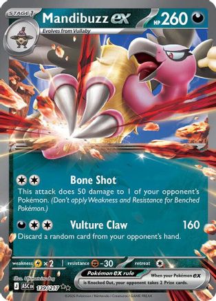Mandibuzz ex 139 [ME Ascended Heroes]  - Holofoil