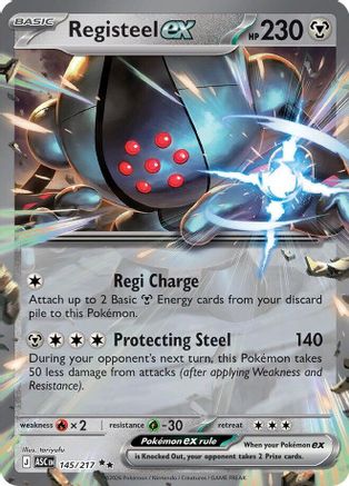 Registeel ex 145 [ME Ascended Heroes]  - Holofoil