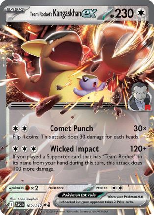 Team Rocket's Kangaskhan ex 162 [ME Ascended Heroes]  - Holofoil