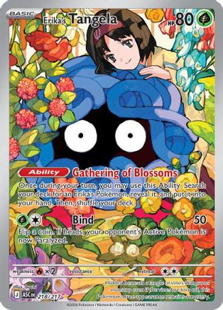 Erika's Tangela 218/217 [ME Ascended Heroes]  - Holofoil