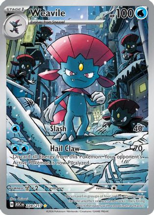 Weavile 228/217 [ME Ascended Heroes]  - Holofoil