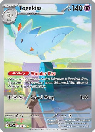 Togekiss 235/217 [ME Ascended Heroes]  - Holofoil