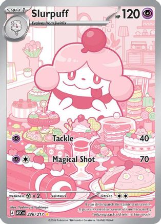 Slurpuff 236/217 [ME Ascended Heroes]  - Holofoil