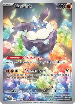 Carbink 242/217 [ME Ascended Heroes]  - Holofoil
