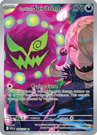 Cynthia's Spiritomb 244/217 [ME Ascended Heroes]  - Holofoil