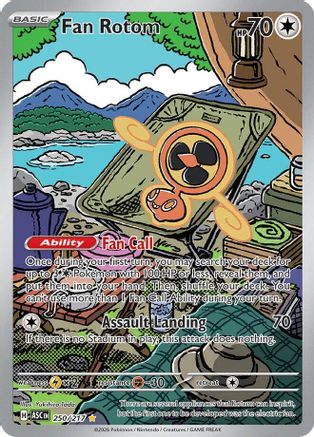 Fan Rotom 250/217 [ME Ascended Heroes]  - Holofoil