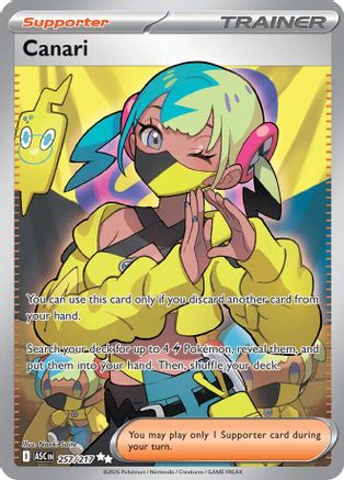 Canari 257/217 [ME Ascended Heroes]  - Holofoil