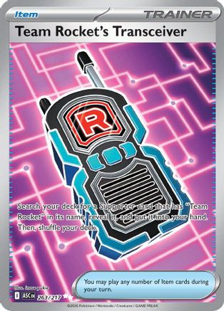 Team Rocket's Transceiver 263/217 [ME Ascended Heroes]  - Holofoil