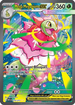 Mega Meganium ex 272/217 [ME Ascended Heroes]  - Holofoil