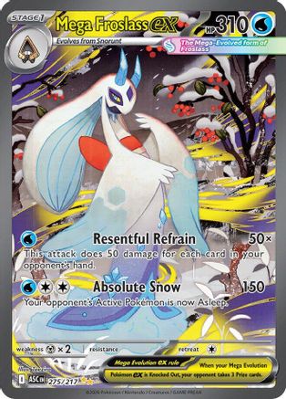 Mega Froslass ex 275/217 [ME Ascended Heroes]  - Holofoil