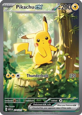 Pikachu ex 276/217 [ME Ascended Heroes]  - Holofoil