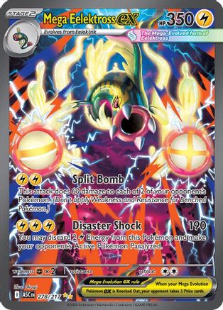 Mega Eelektross ex 278/217 [ME Ascended Heroes]  - Holofoil