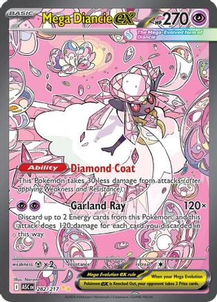 Mega Diancie ex 282/217 [ME Ascended Heroes]  - Holofoil