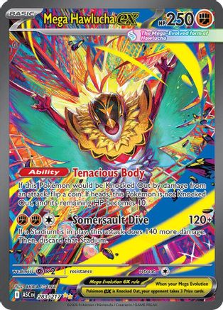 Mega Hawlucha ex 283/217 [ME Ascended Heroes]  - Holofoil