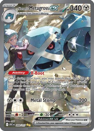 Steven's Metagross ex 289 [ME Ascended Heroes]  - Holofoil