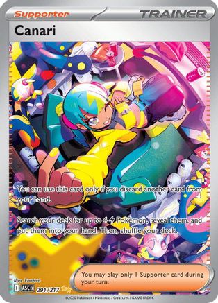Canari 291/217 [ME Ascended Heroes]  - Holofoil