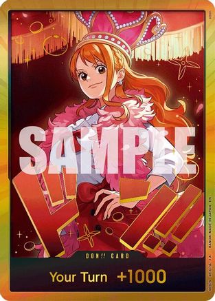 DON!! Card (Nami) (Gold)  [Extra Booster: One Piece Heroines Edition] Foil
