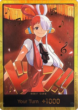 DON!! Card (Uta) (Gold)  [Extra Booster: One Piece Heroines Edition] Foil
