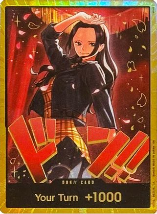 DON!! Card (Nico Robin) (Gold)  [Extra Booster: One Piece Heroines Edition] Foil