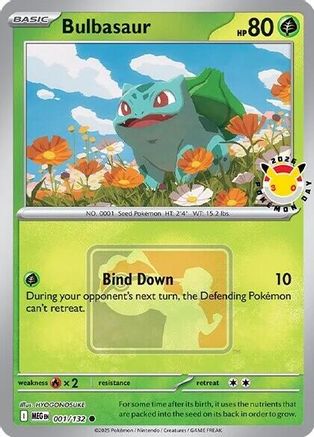 Bulbasaur (Pokemon Day 2026) 001 [Miscellaneous Cards & Products]  - Holofoil