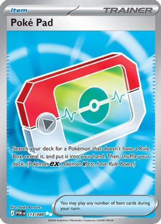 Poke Pad 113/088 [ME03 Perfect Order]  - Holofoil