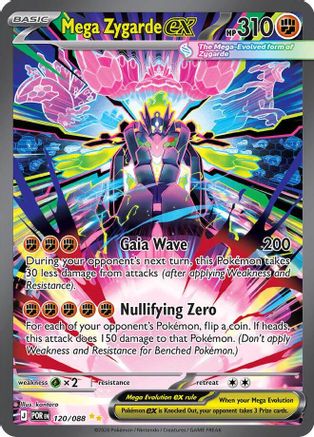 Mega Zygarde ex 120/088 [ME03 Perfect Order]  - Holofoil