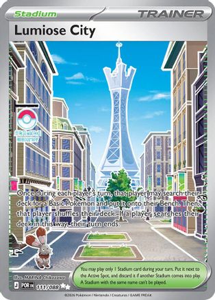 Lumiose City 111/088 [ME03 Perfect Order]  - Holofoil