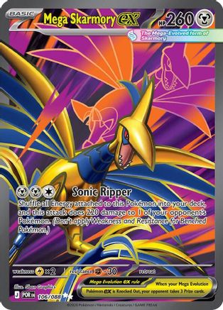 Mega Skarmory ex 106/088 [ME03 Perfect Order]  - Holofoil