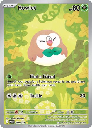 Rowlet 090/088 [ME03 Perfect Order]  - Holofoil