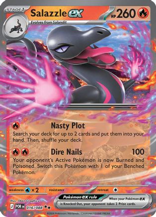 Salazzle ex 016/088 [ME03 Perfect Order]  - Holofoil