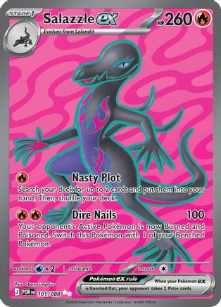 Salazzle ex 101/088 [ME03 Perfect Order]  - Holofoil