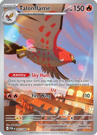 Talonflame 091/088 [ME03 Perfect Order]  - Holofoil