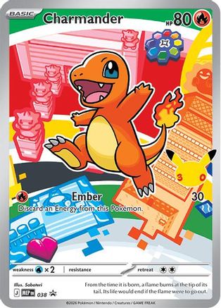 Charmander 038 [ME Mega Evolution Promo]  - Holofoil