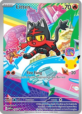 Litten 044 [ME Mega Evolution Promo]  - Holofoil