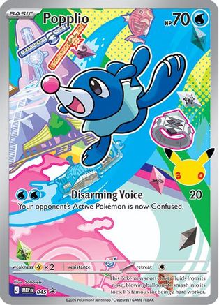 Popplio 045 [ME Mega Evolution Promo]  - Holofoil