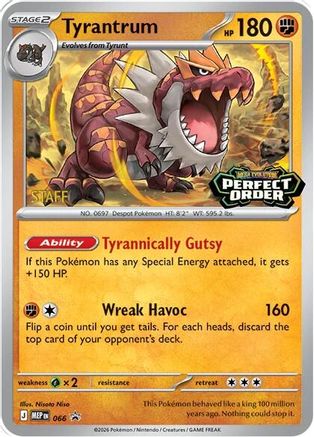 Tyrantrum 066 [ME Mega Evolution Promo]  - Holofoil