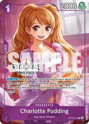 Charlotte Pudding (Regional Participation Pack 2026 Vol.1) (OP12-071)  [One Piece Promotion Cards] Foil