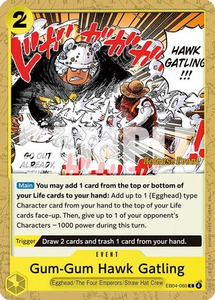 Gum-Gum Hawk Gatling (EB04-060)  [Adventure on Kami's Island Release Event Cards]