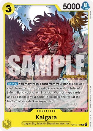Kalgara (OP15-101)  [Adventure on Kami's Island Release Event Cards]