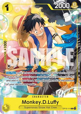 Monkey.D.Luffy (Welcome Pack 2026 Vol.1) (OP10-111) - One Piece Promotion Cards